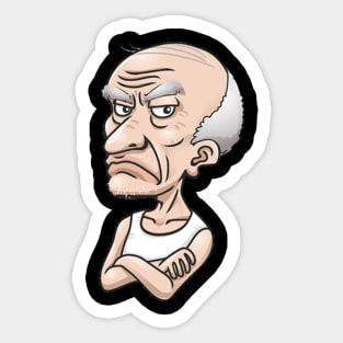 Grumpy Old Man Sticker